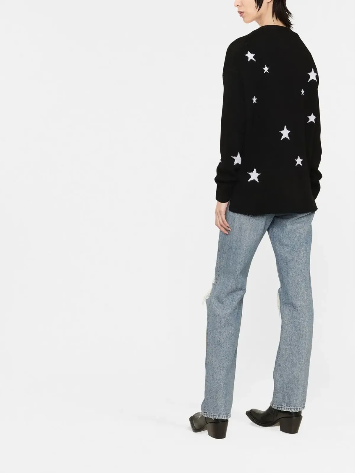 Zadig&Voltaire 星刺繍入りカシミアカーディガン - 画像3