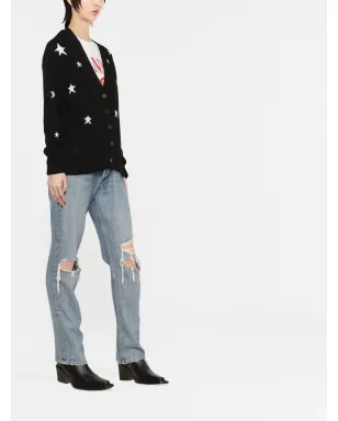 Zadig&Voltaire 星刺繍入りカシミアカーディガン - サムネイル4