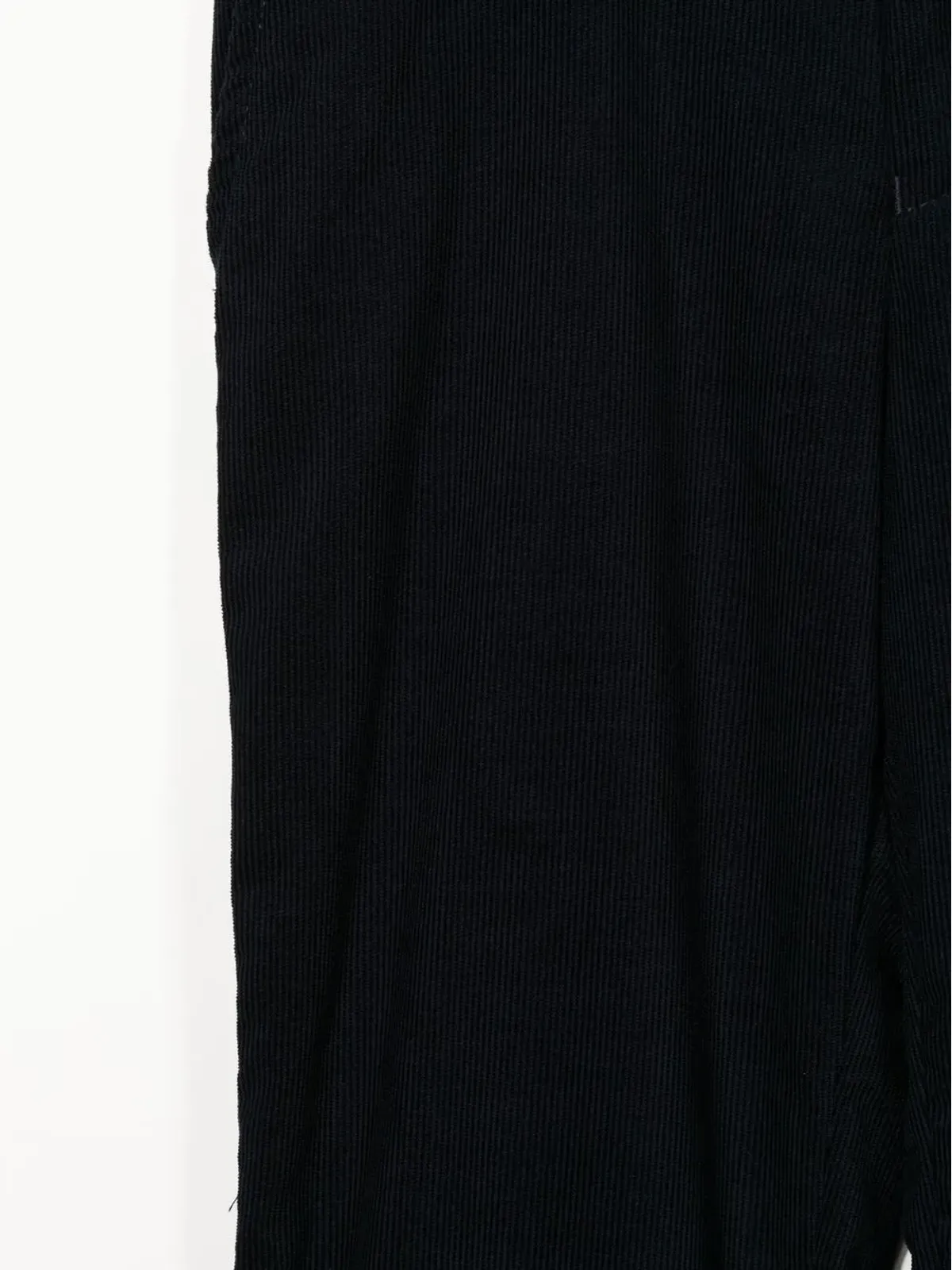 Emporio Armani Kids fine-ribbed straight-leg trousers - Blue - 画像3