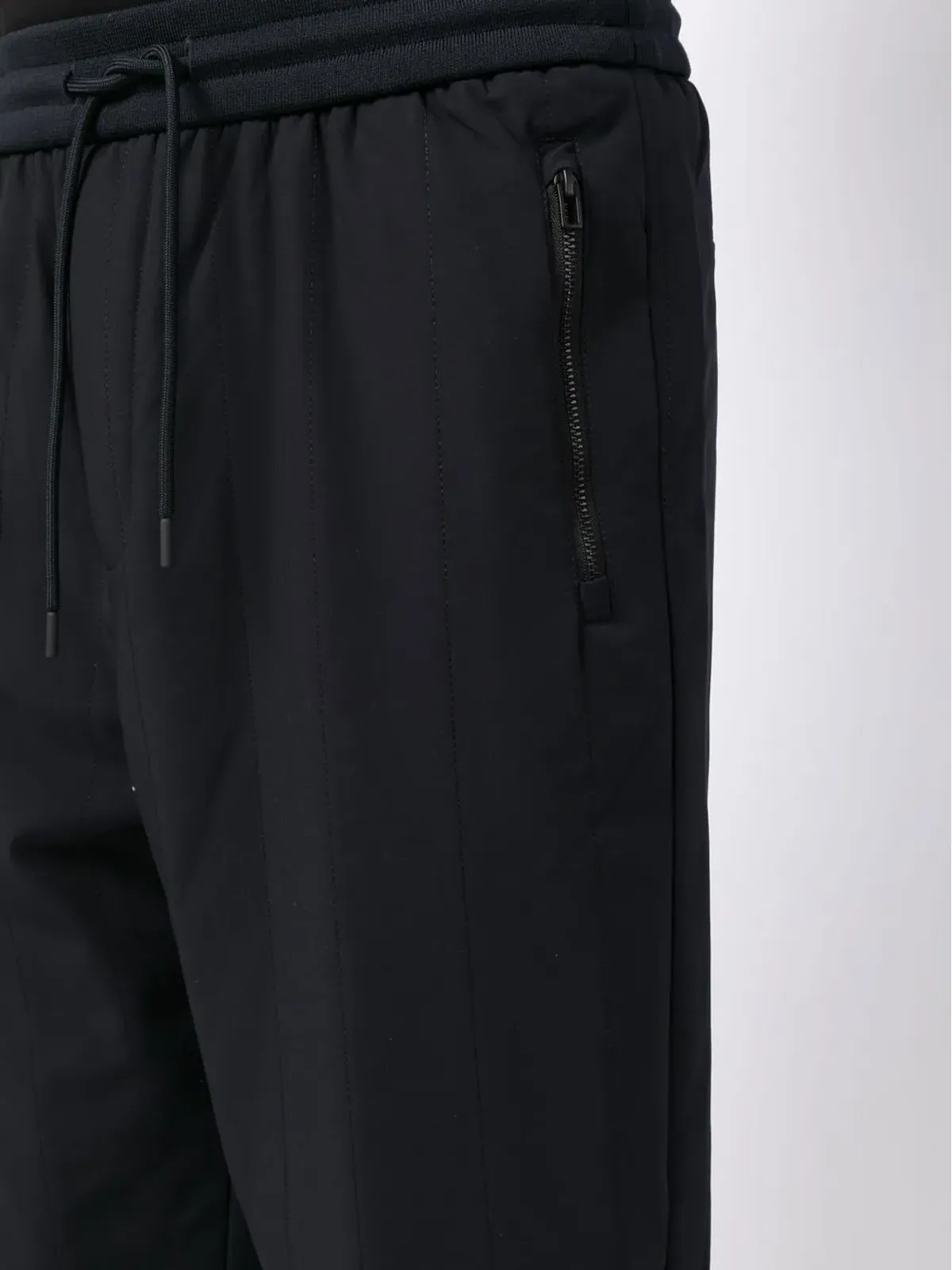 Emporio Armani エラスティケーテッド ドロウストリング トラックパンツ - 画像5