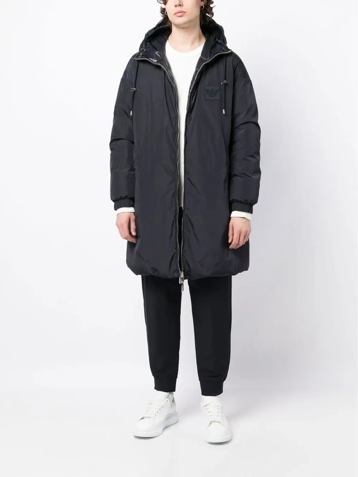 Emporio Armani エラスティケーテッド ドロウストリング トラックパンツ - 画像2