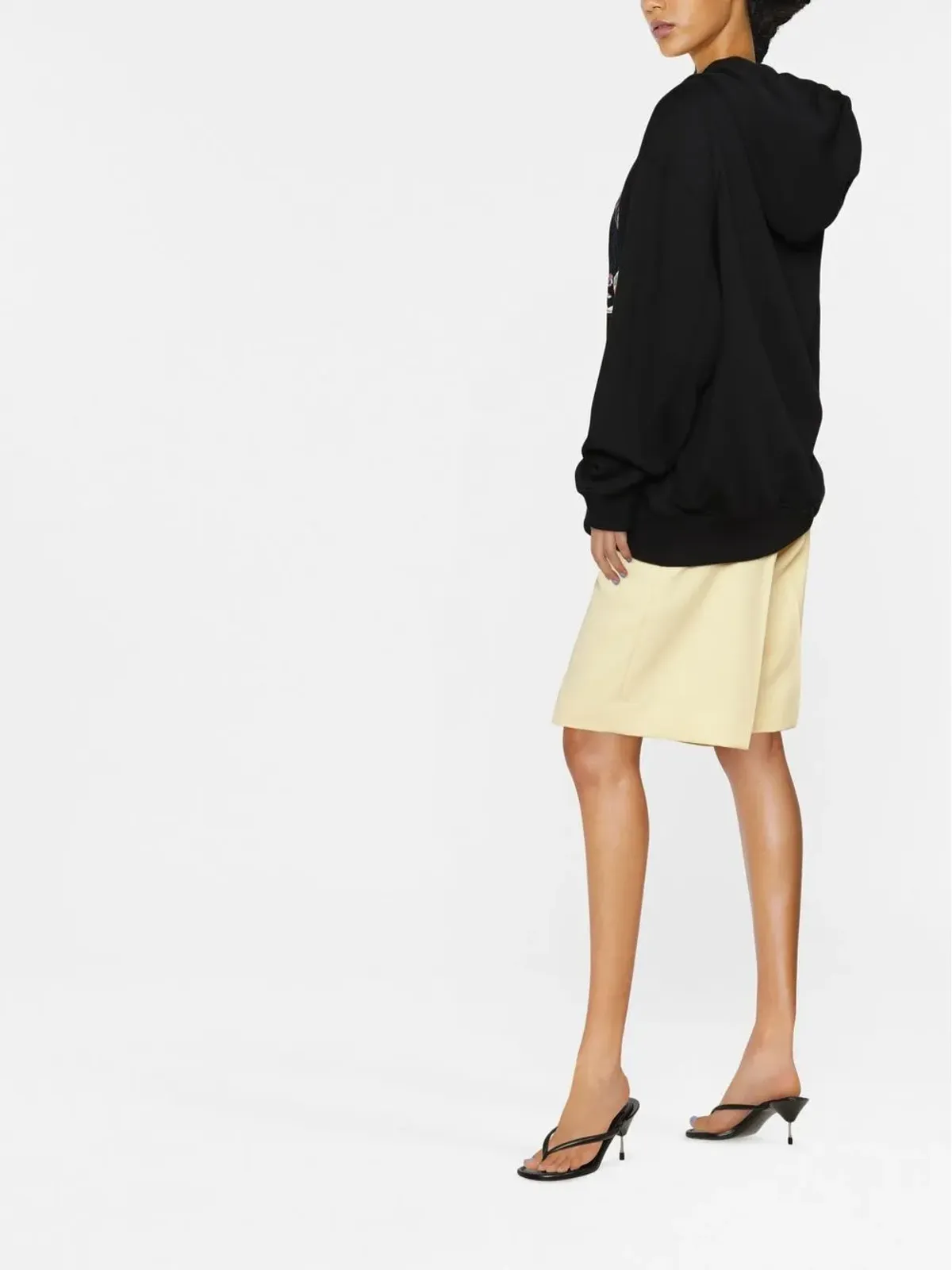 Stella McCartney オーバーサイズ ロゴコラージュ フーディー - 画像4