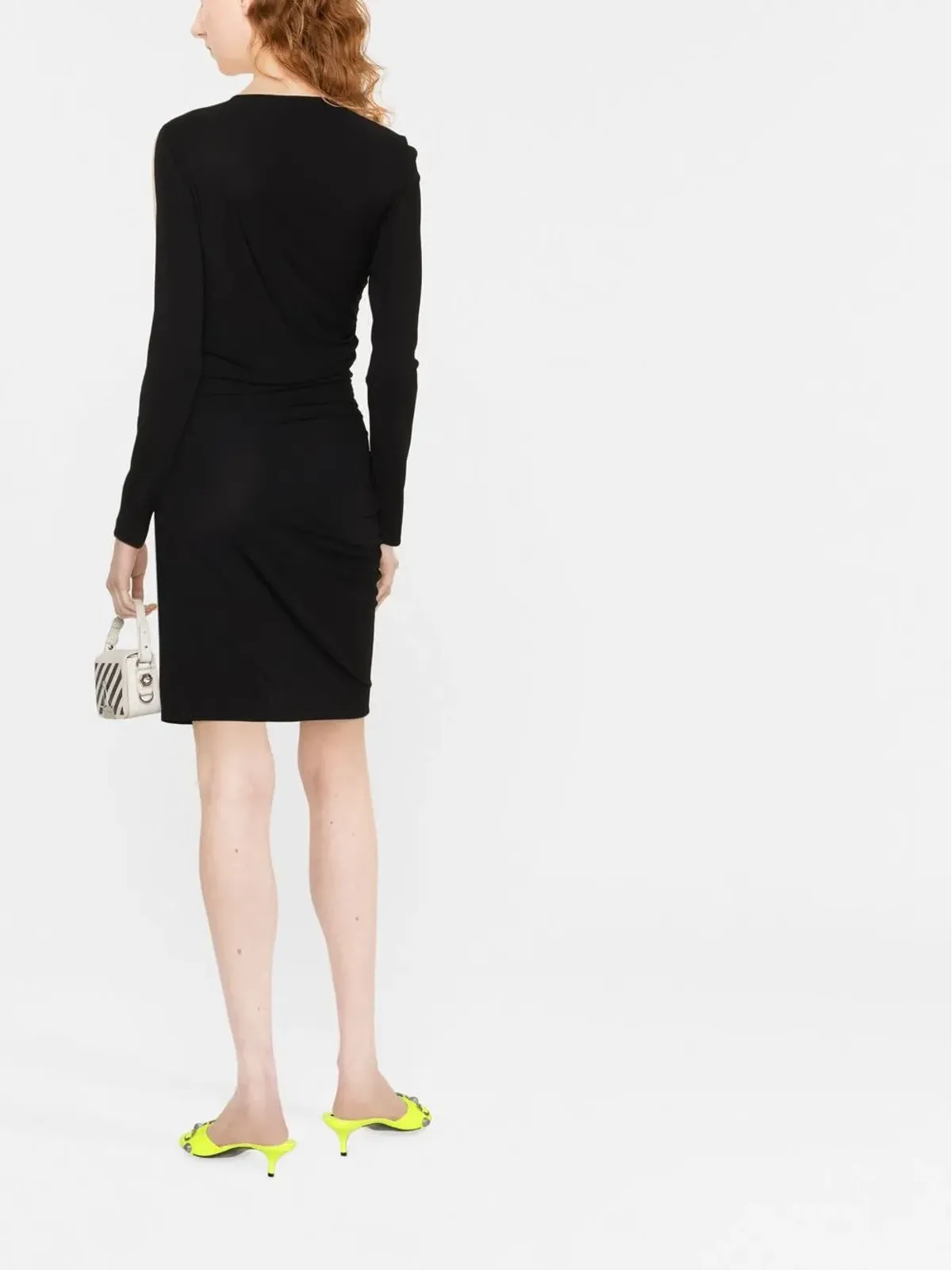 DSQUARED2 長袖ミニドレス - ブラック - 画像3