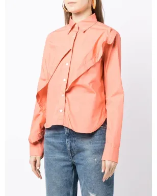 Kolor アシンメトリックディテール ロングスリーブシャツ - サムネイル3