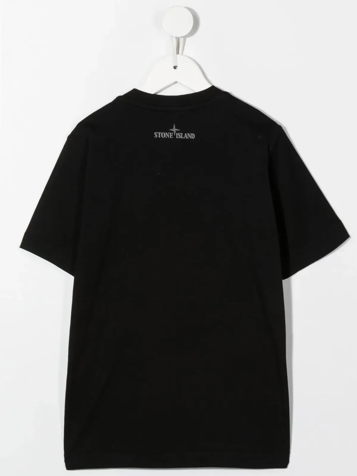 Stone Island Junior ロゴプリント コットン Tシャツ - 画像2