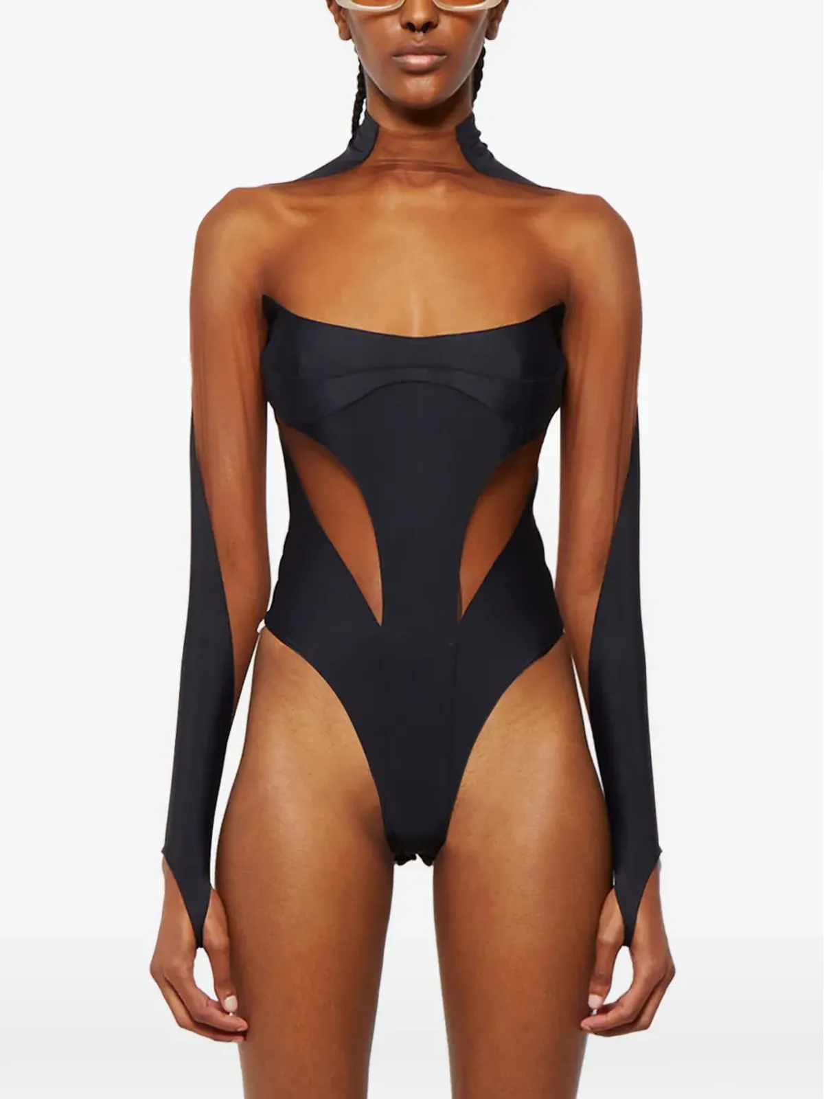 Mugler カットアウト長袖トップ - 画像3