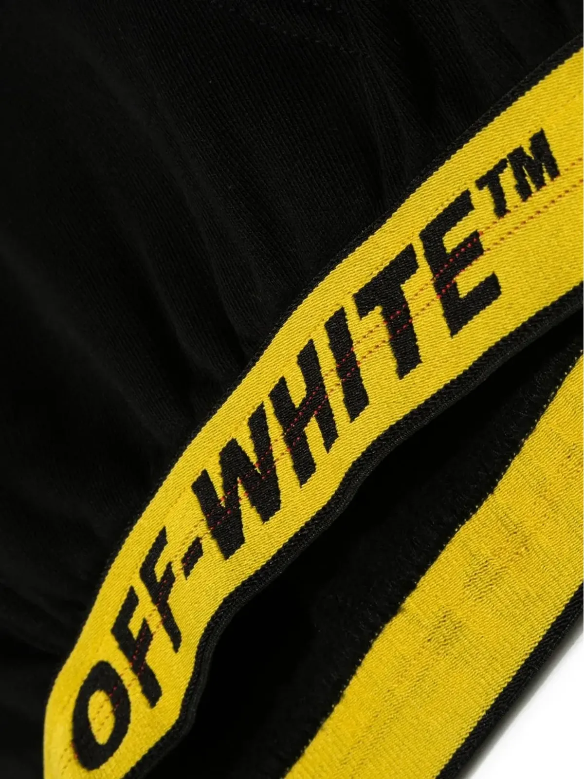 Off-White Kids ロゴバンド クロップド パーカー - 画像3