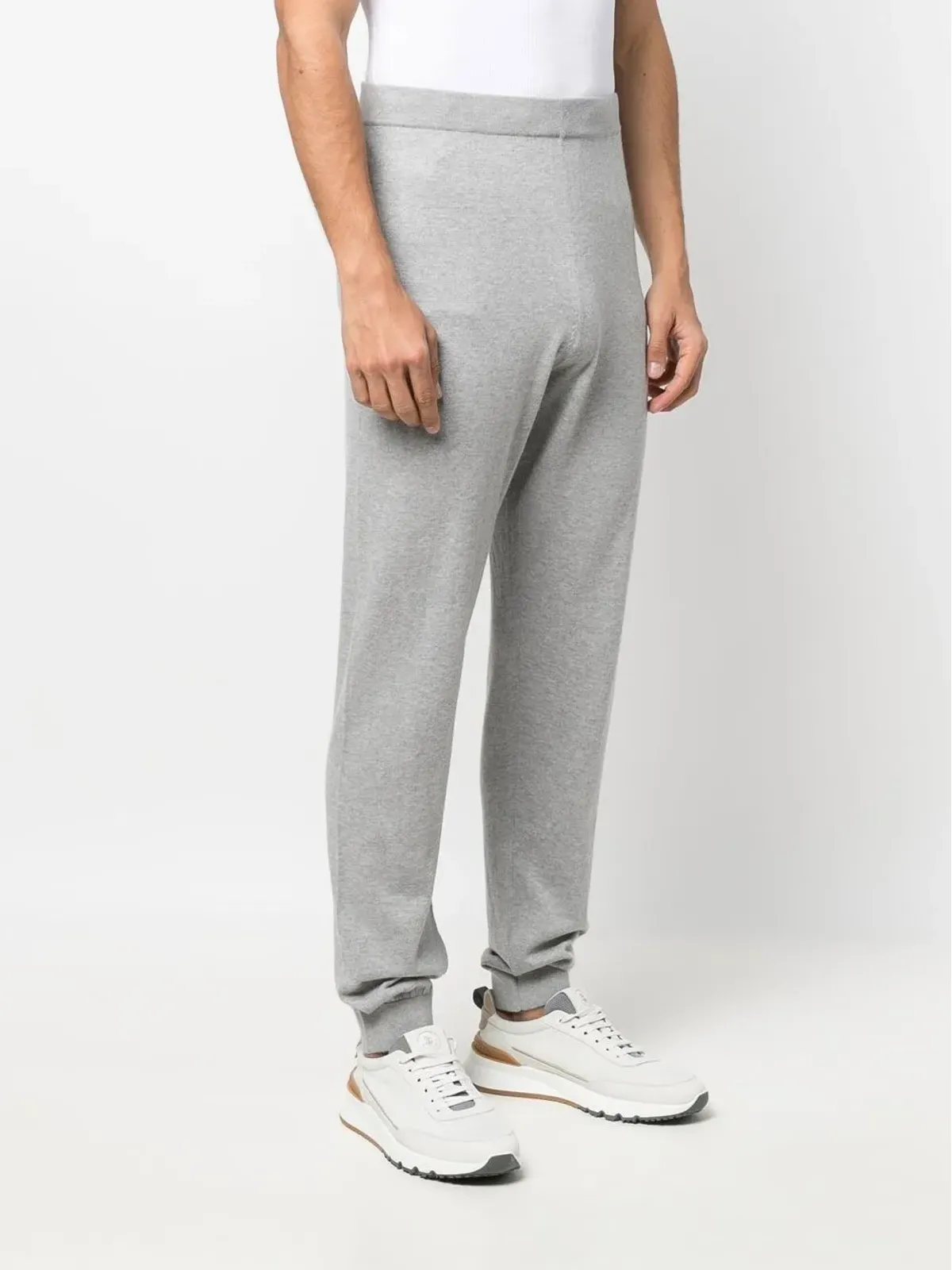 Corneliani ファインニット トラックパンツ - Grey - 画像3