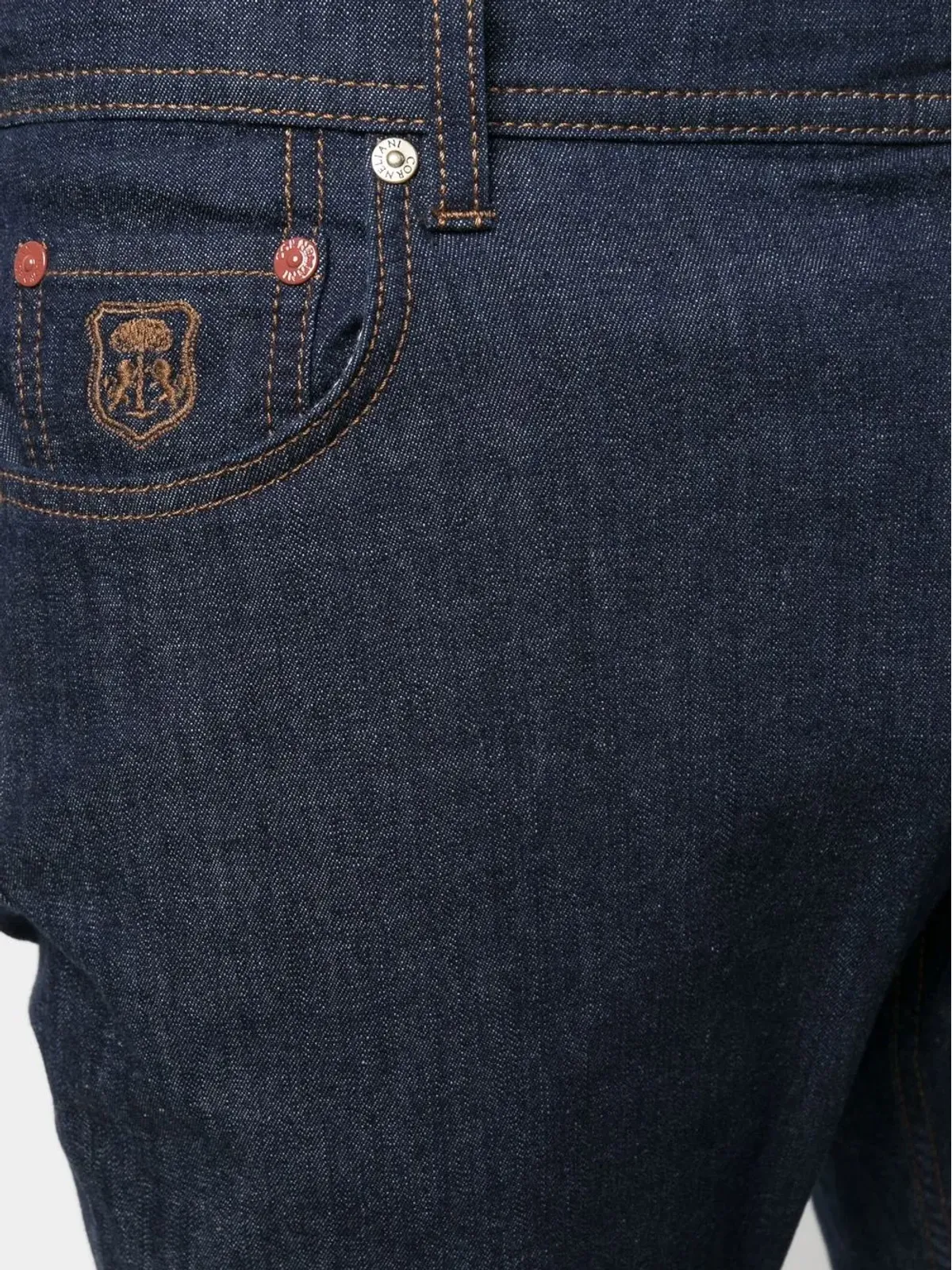 Corneliani スリムカット デニムジーンズ - ブルー - 画像5