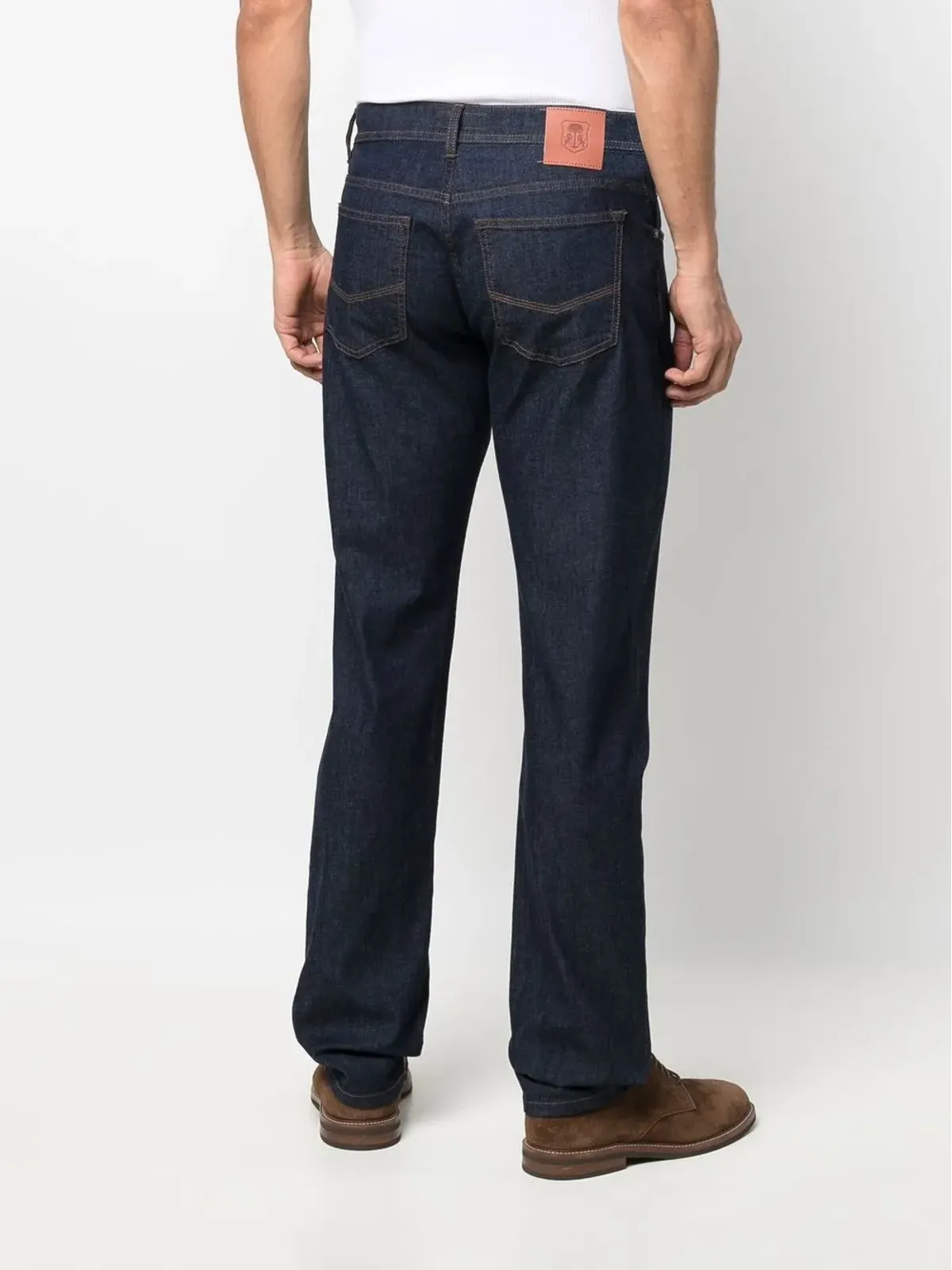 Corneliani スリムカット デニムジーンズ - ブルー - 画像4