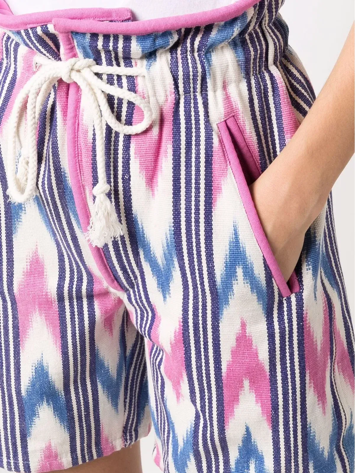 MARANT ÉTOILE リンマ グラフィックプリントショーツ - 画像5