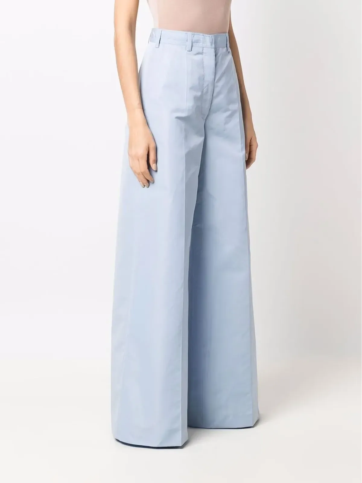 Stella McCartney ハイウエスト・ワイドレッグパンツ - 画像3