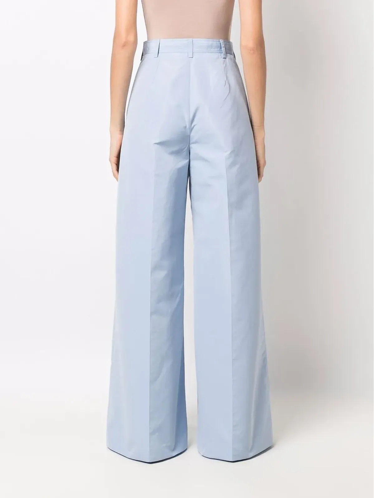 Stella McCartney ハイウエスト・ワイドレッグパンツ - 画像4