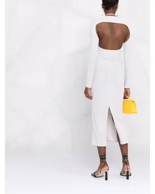 Jacquemus La robe Nodi knotted cut-out dress - サムネイル4