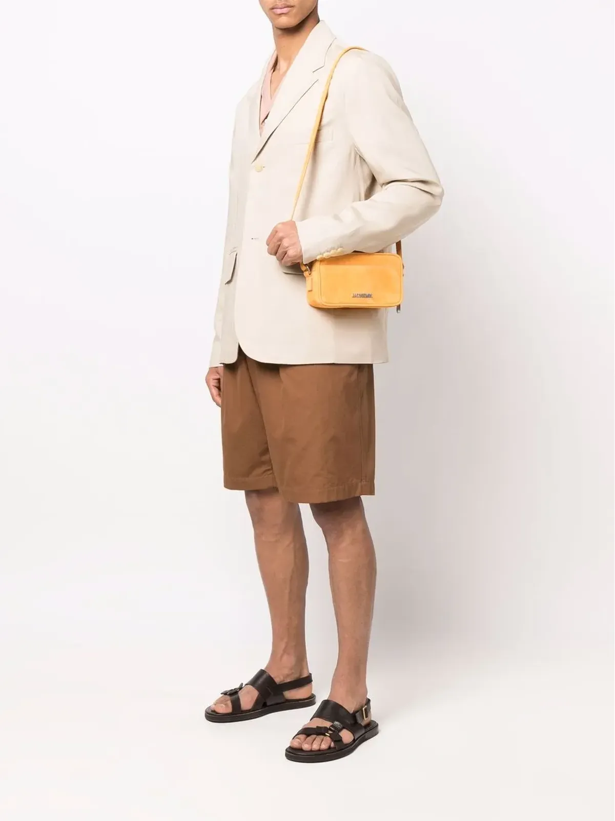 Jacquemus Le Baneto スエード クロスボディバッグ - オレンジ - 画像2
