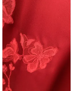 Carine Gilson 花柄ディテールのナイトドレス - サムネイル3
