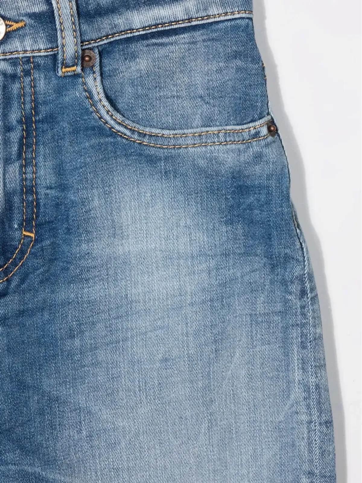DSQUARED2 KIDS デニム ジーンズ ミッドライズ・スリムカット - ブルー - 画像3