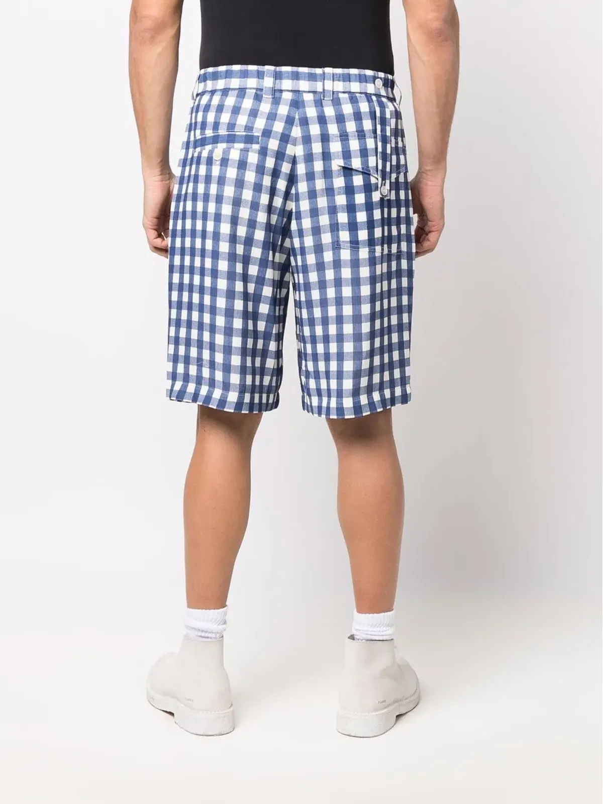 Jacquemus チェック柄ベミューダショーツ - 画像4