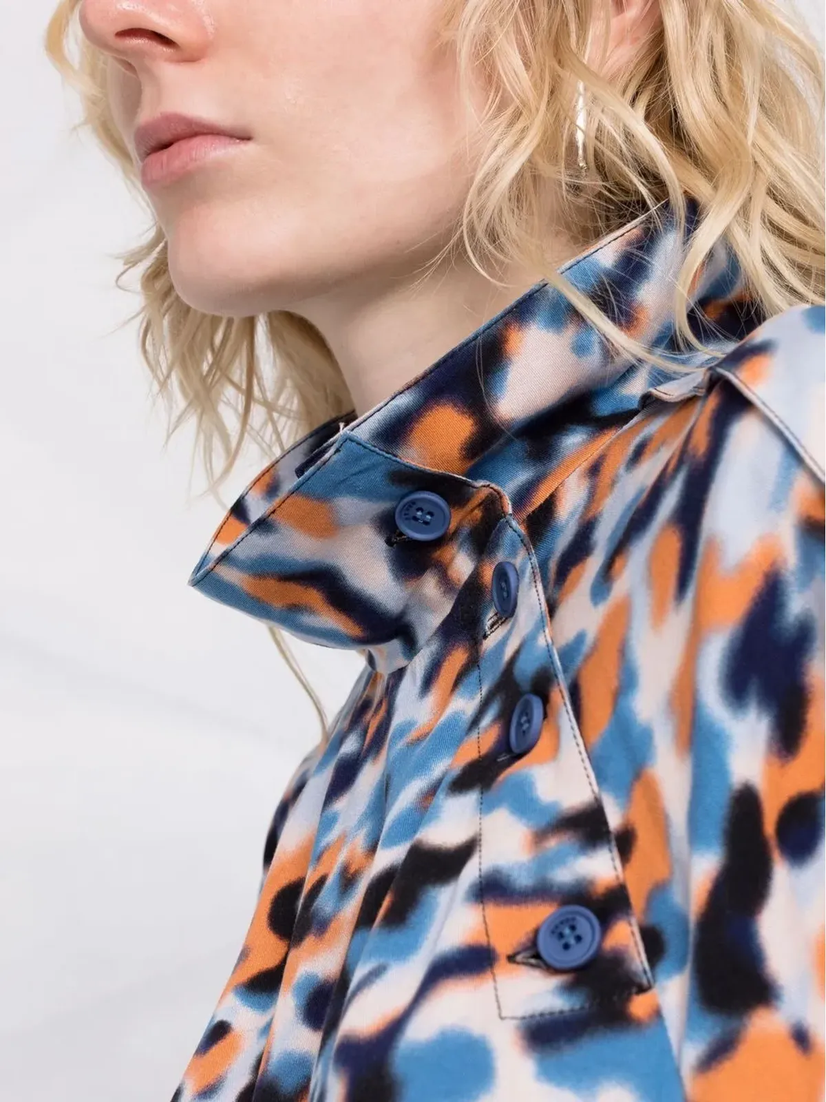 Kenzo 抽象柄プリントのミディドレス - 画像3