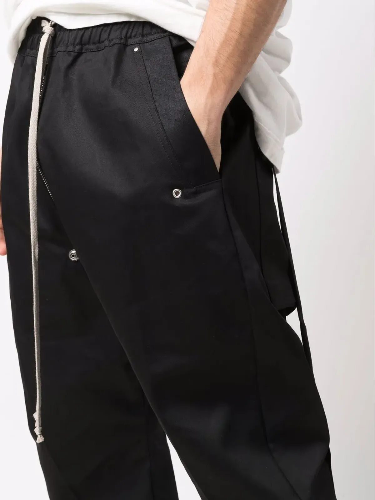 Rick Owens DRKSHDW ドロップクロッチ ドローストリングパンツ - 画像5