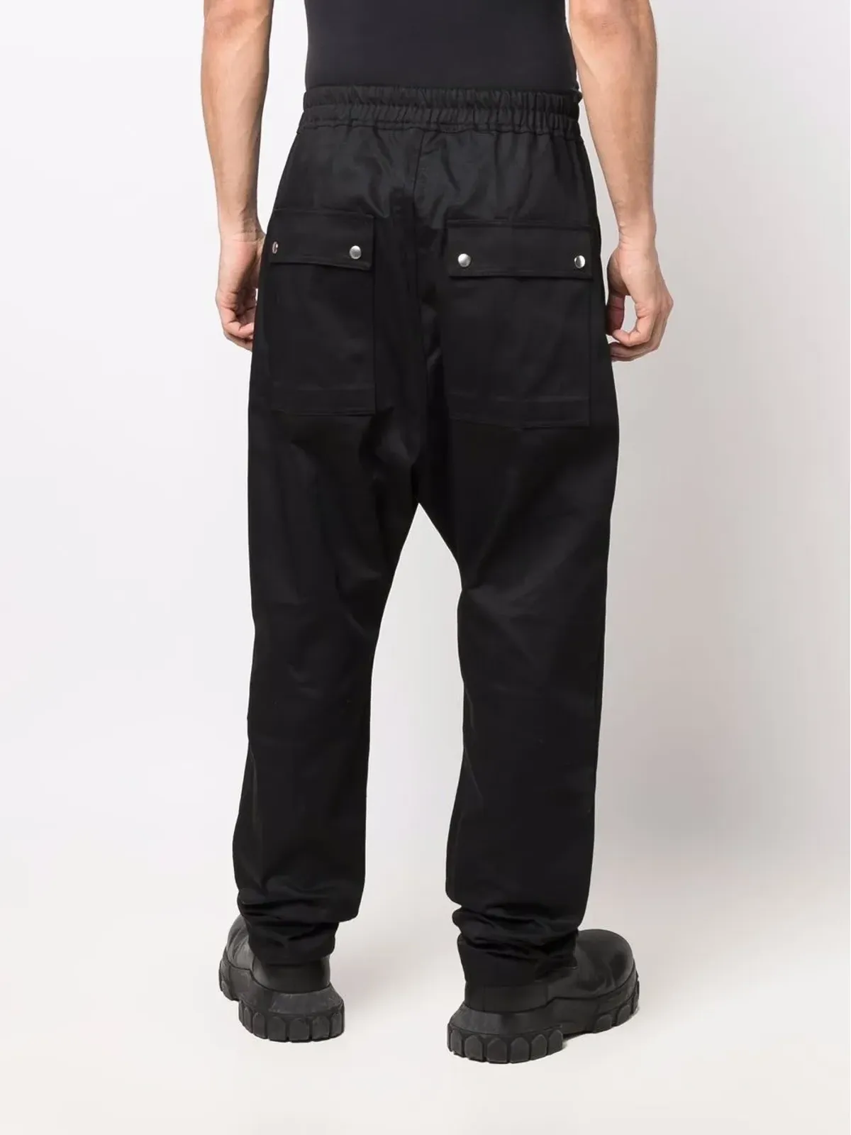 Rick Owens DRKSHDW ドロップクロッチ ドローストリングパンツ - 画像4