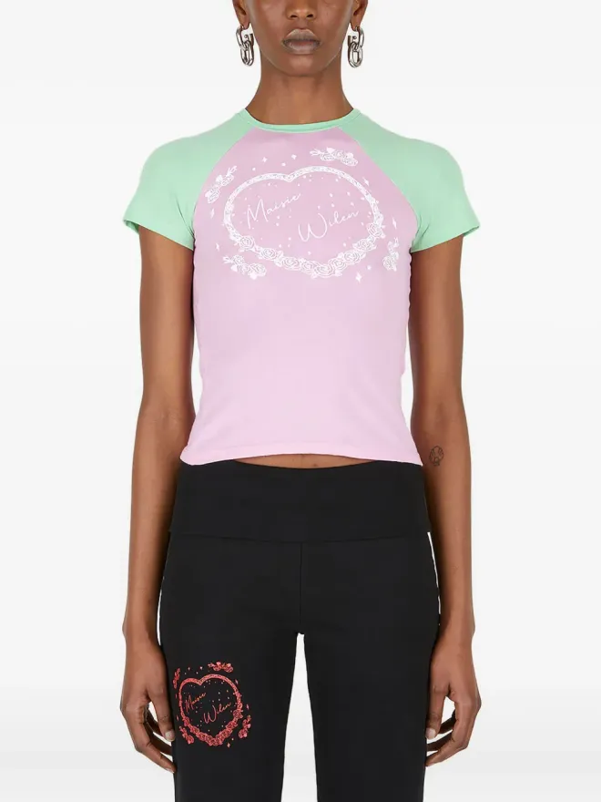 Maisie Wilen Maisie Wilen ハートプリント ラグランスリーブ トップの商品画像
