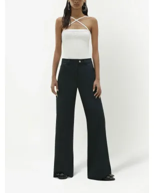 Courrèges ハイウエスト ワイドレッグパンツ - サムネイル2