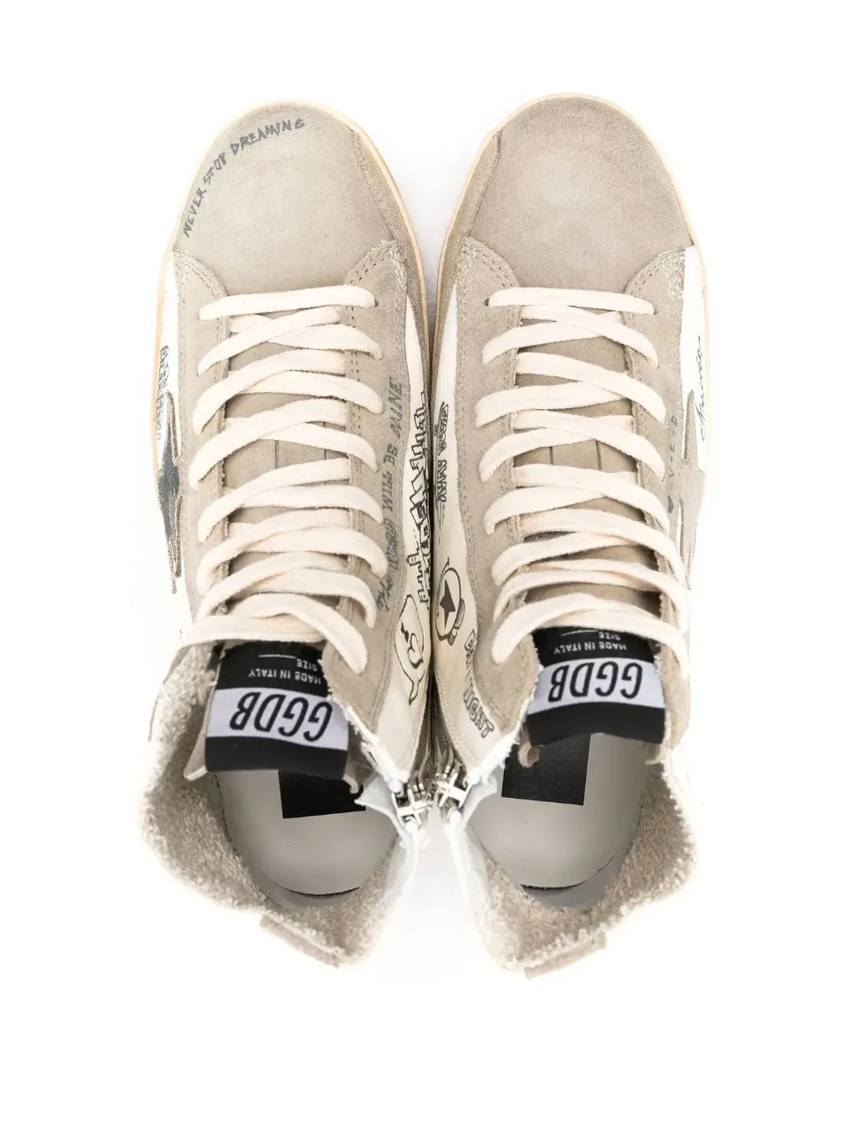 Golden Goose フランシー Journeyプリント ハイトップスニーカー - 画像4