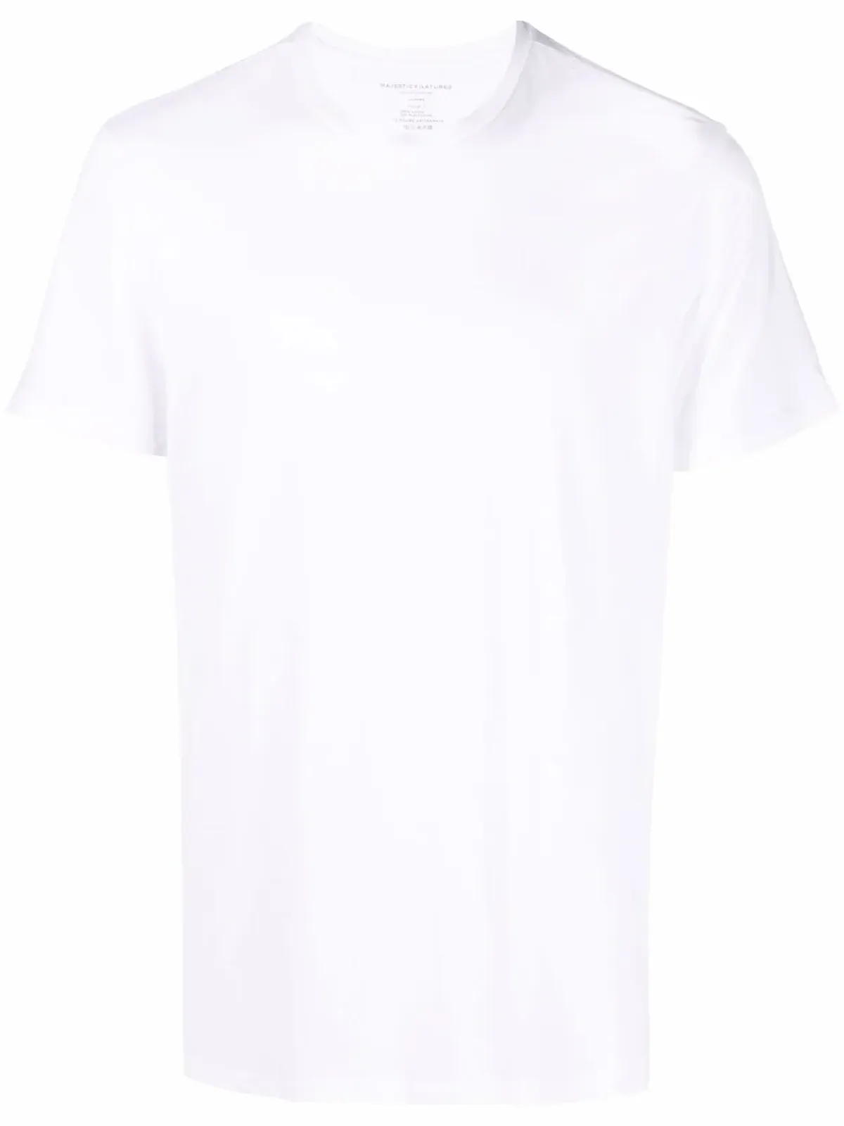 Majestic Filatures ラウンドネック半袖Tシャツ - ホワイト - 画像1