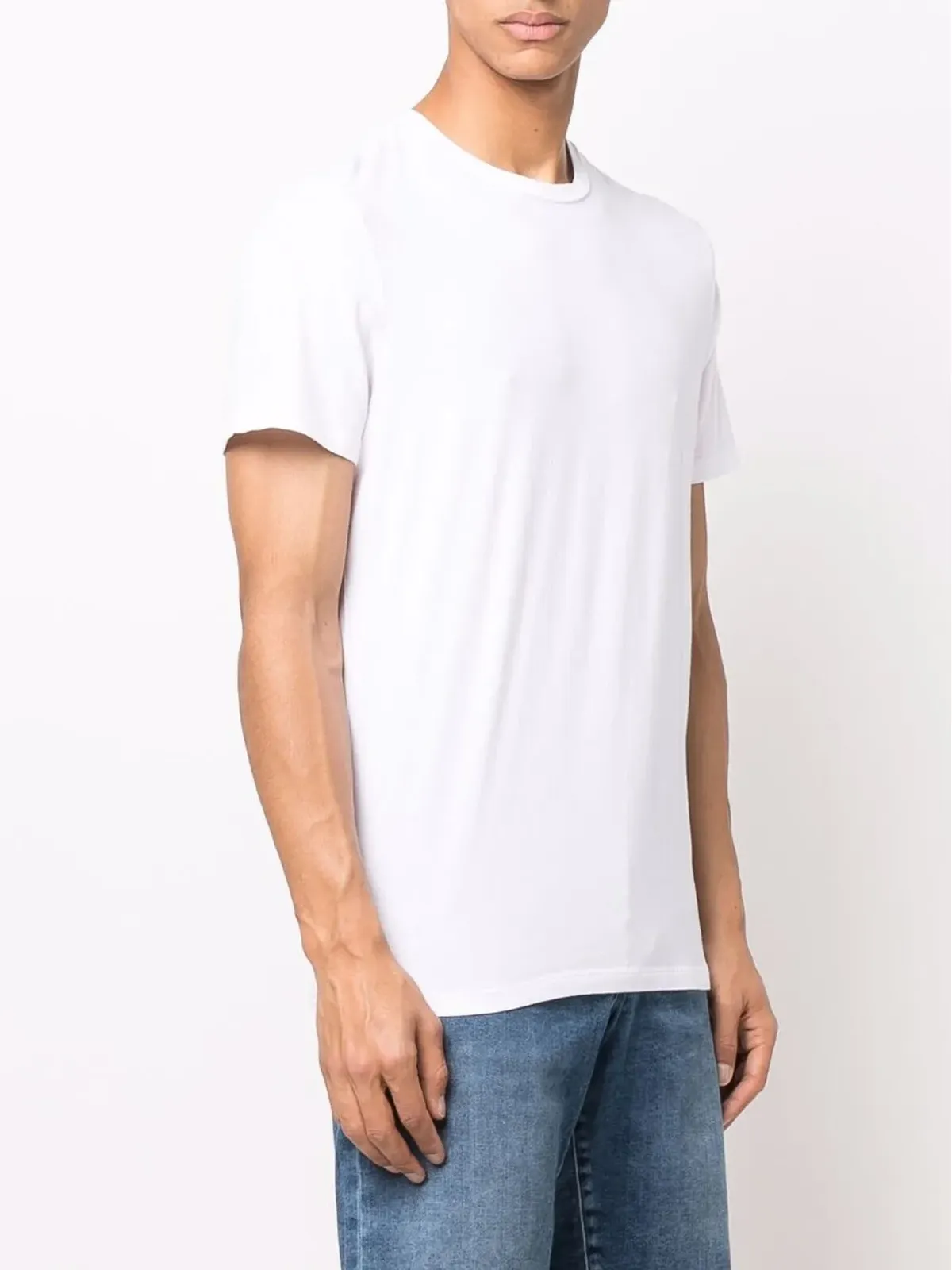 Majestic Filatures ラウンドネック半袖Tシャツ - ホワイト - 画像3