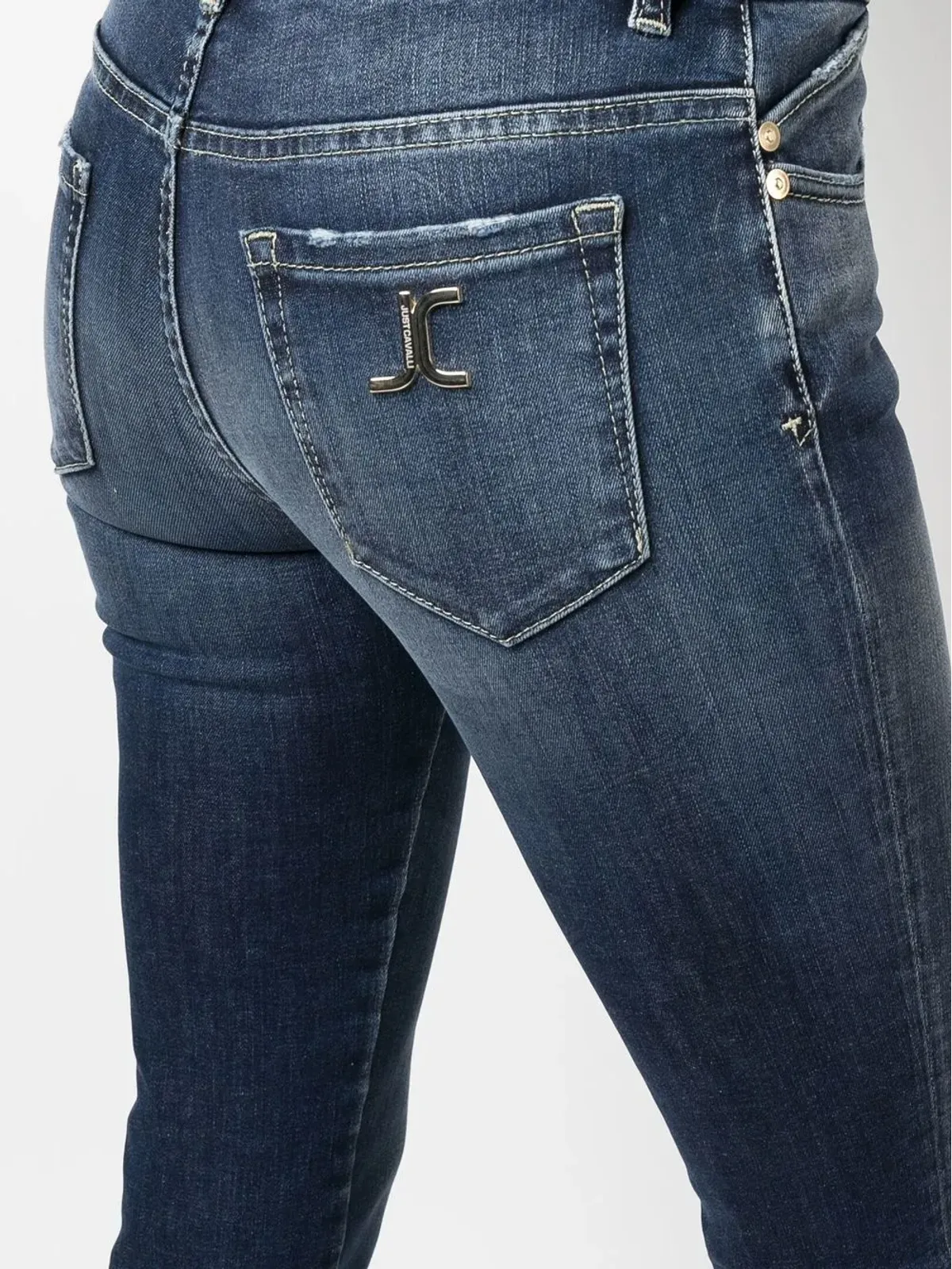 Just Cavalli ミッドライズ スキニージーンズ - 画像5