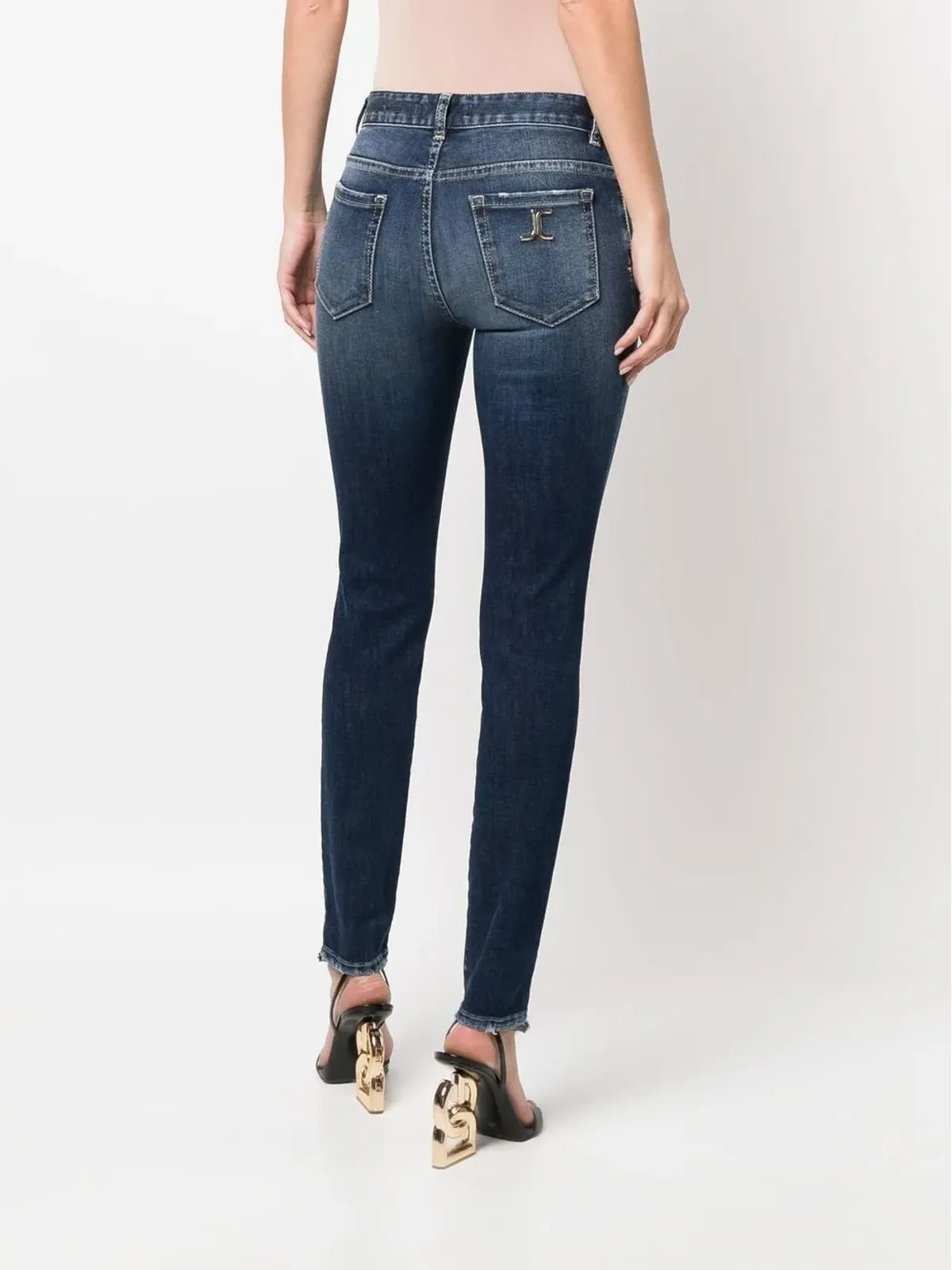 Just Cavalli ミッドライズ スキニージーンズ - 画像4