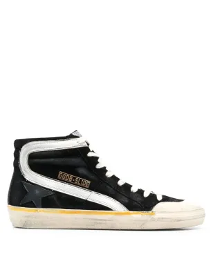 Golden Goose スライド ペンスターハイトップスニーカー - ブラック - サムネイル1