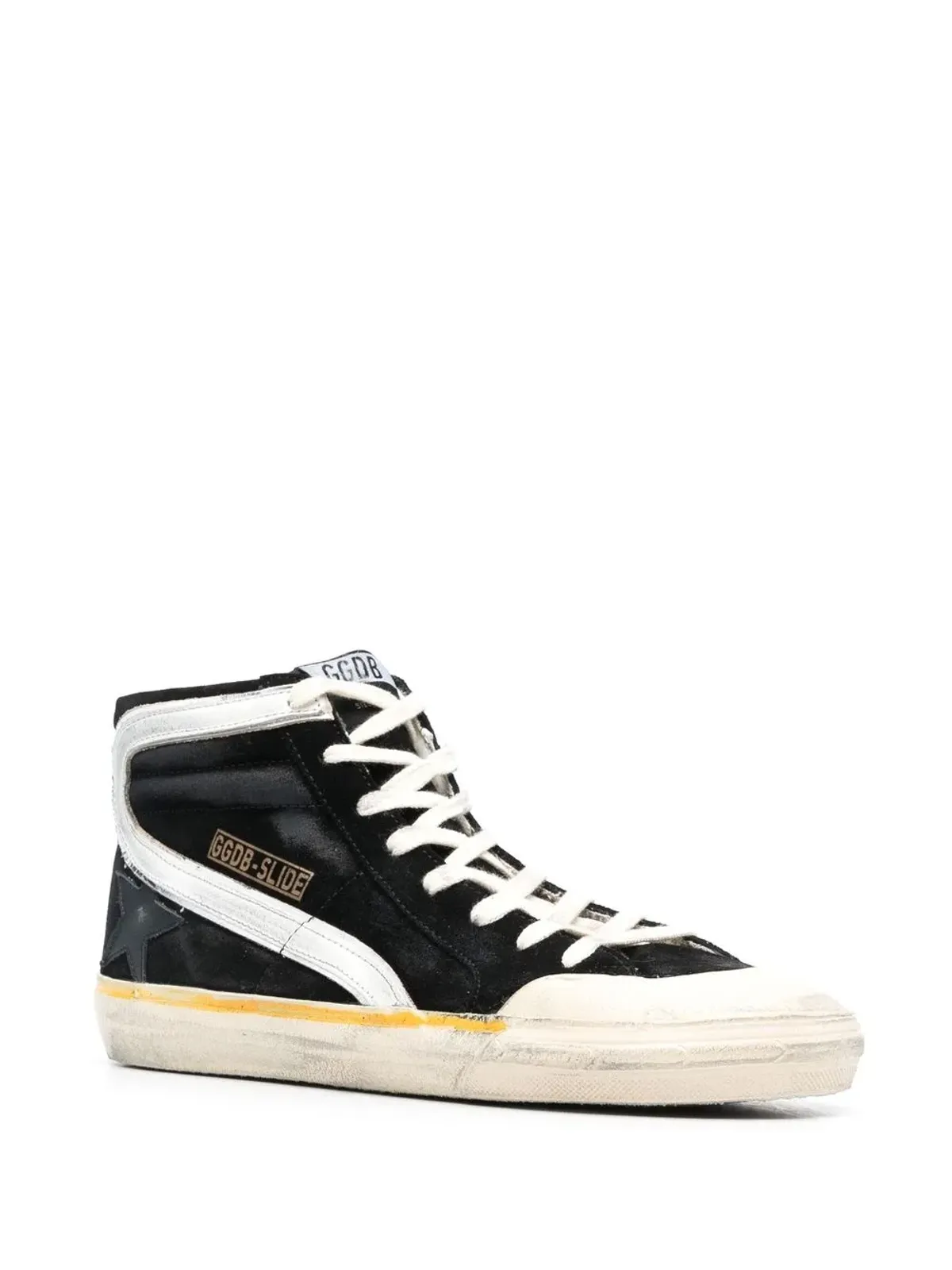 Golden Goose スライド ペンスターハイトップスニーカー - ブラック - 画像2