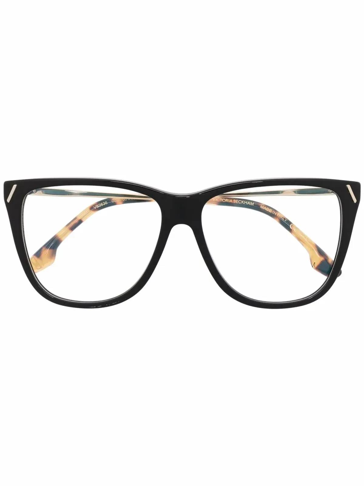 Victoria Beckham Eyewear スクエアフレーム眼鏡 - ブラック - 画像1