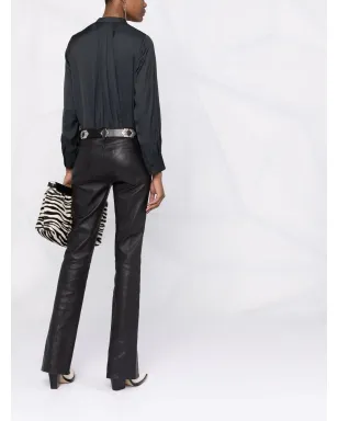 Zadig&Voltaire サテン仕上げVネック ブラウス - サムネイル4