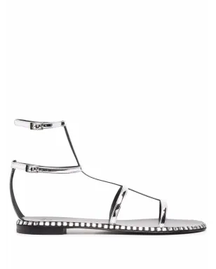 Giuseppe Zanotti ベルラトリクス フラット トング サンダル - グレー - サムネイル1