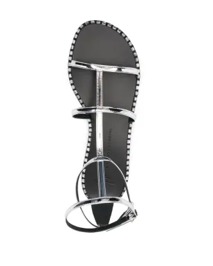 Giuseppe Zanotti ベルラトリクス フラット トング サンダル - グレー - サムネイル4