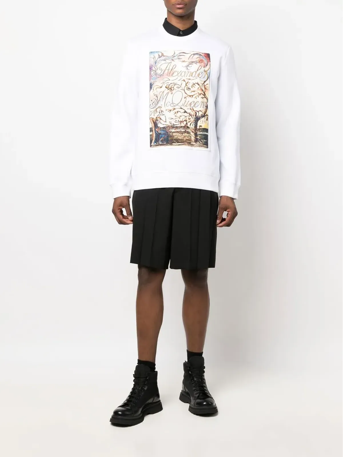 Alexander McQueen グラフィックプリント スウェットシャツ - 画像2
