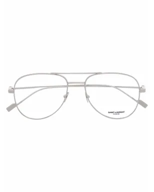 Saint Laurent Eyewear パイロットフレーム眼鏡 - サムネイル1