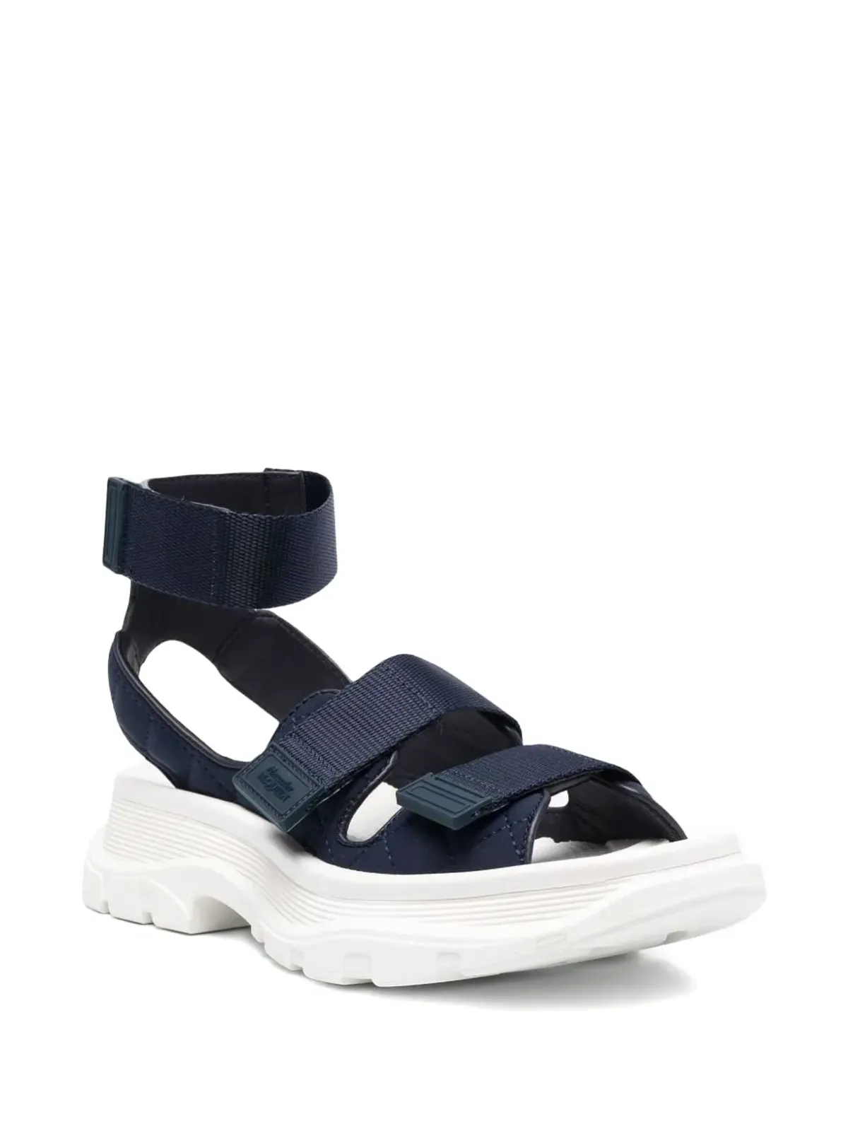 Alexander McQueen チャンキー・タッチストラップ サンダル - 画像2
