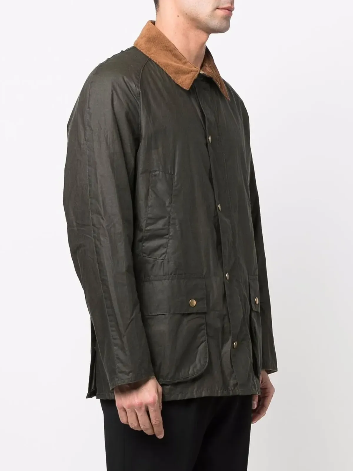 Barbour コントラストカラー襟ディテールジャケット - 画像3