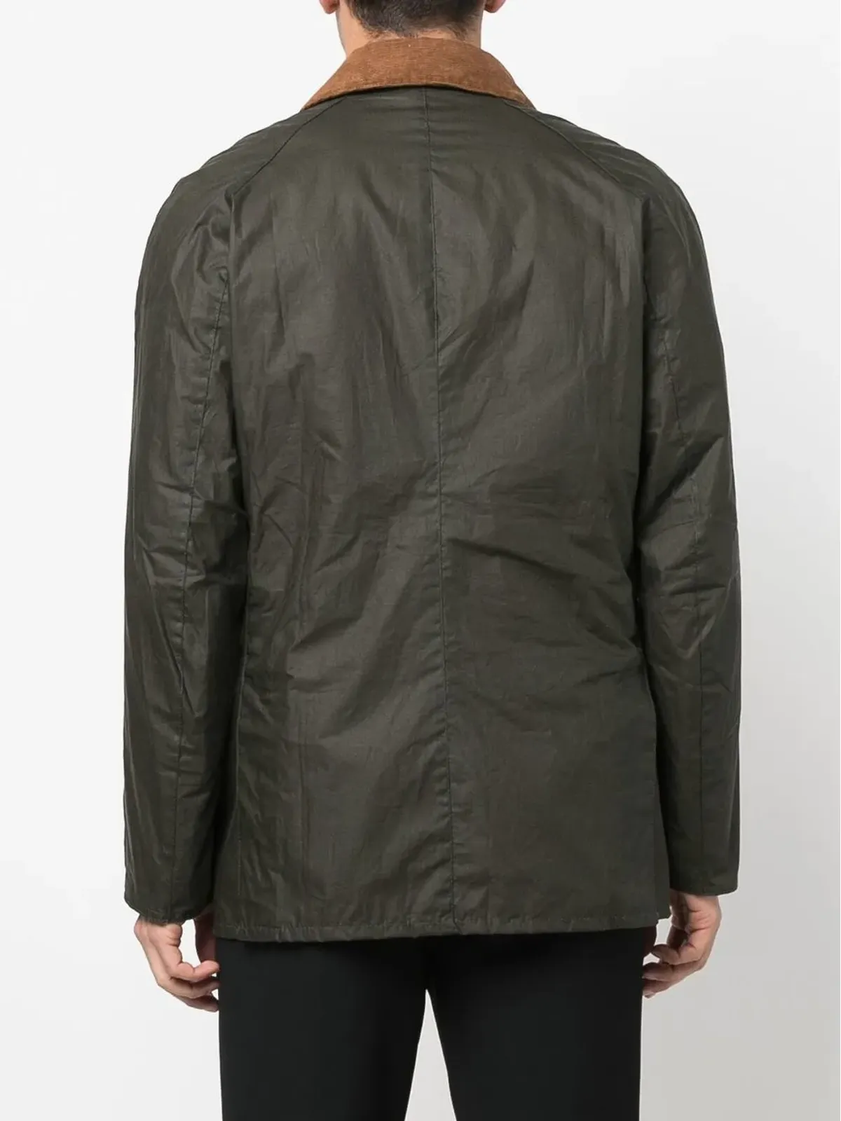 Barbour コントラストカラー襟ディテールジャケット - 画像4