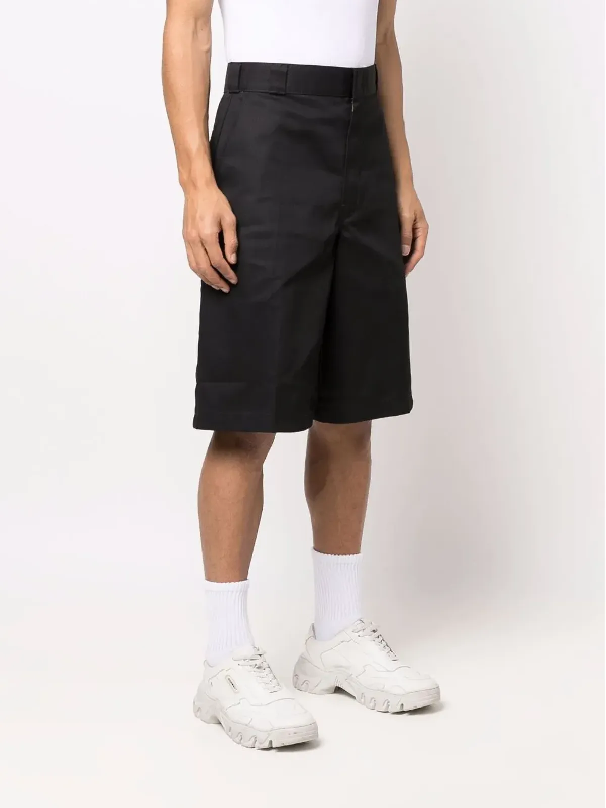 DICKIES マルチポケット ワークショーツ - ブラック - 画像3