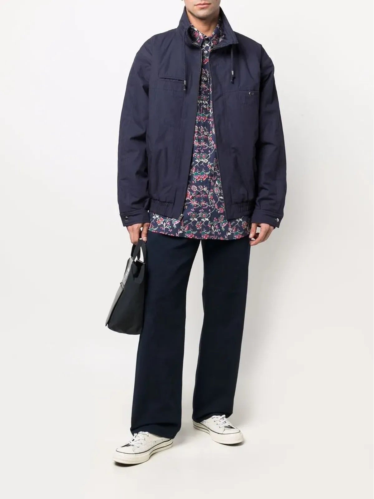 MARANT ハイネックジップアップジャケット - ブルー - 画像2