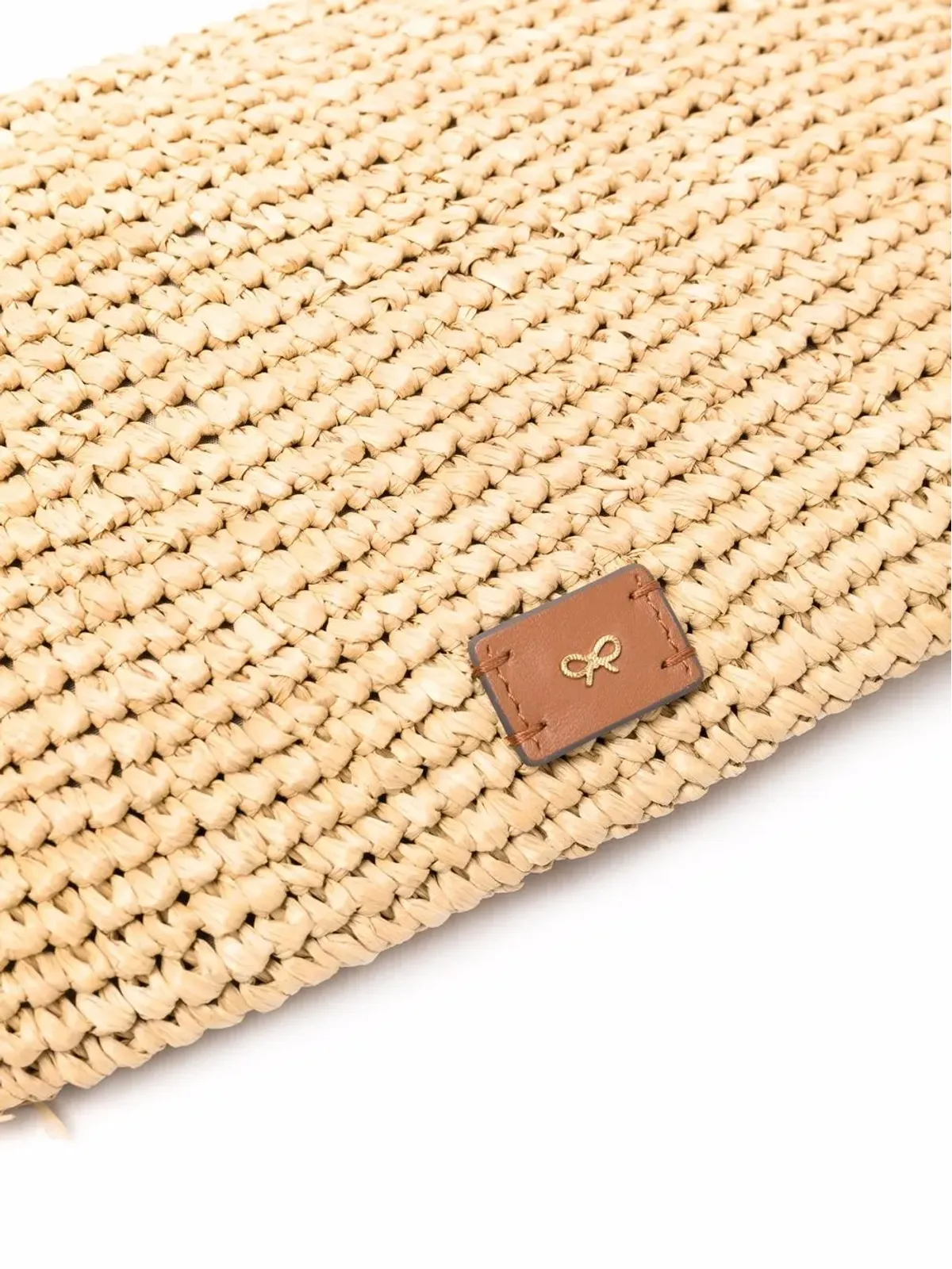 Anya Hindmarch ボウディテール ラフィア クラッチバッグ - 画像4