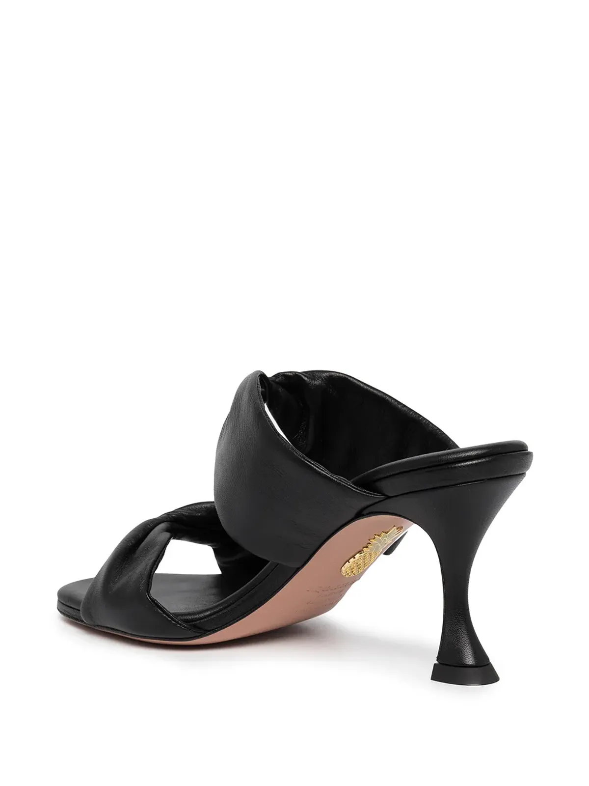 Aquazzura ストラップ付きオープントゥサンダル ブラック - 画像3