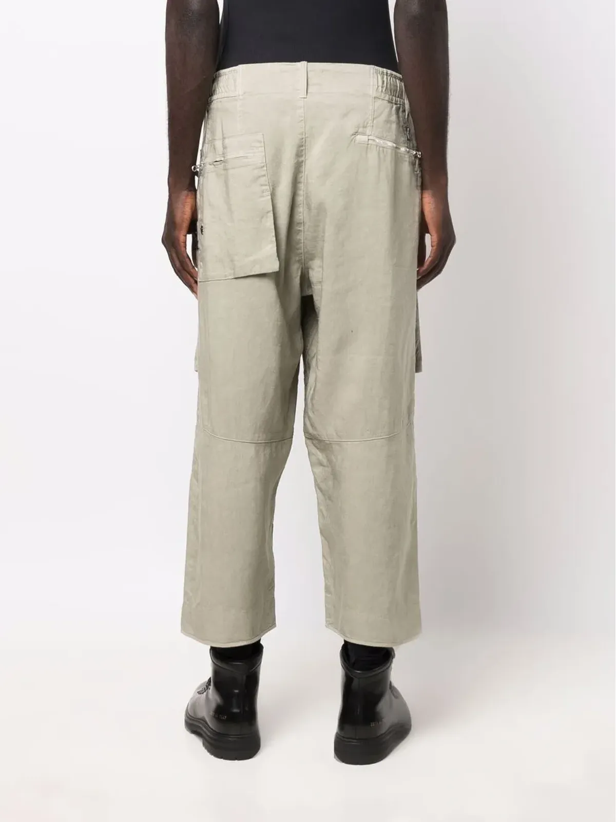 Stone Island Shadow Project クロップドパンツ - 画像4