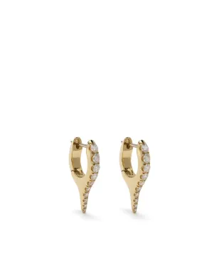 Melissa Kaye 18Kイエローゴールド Lola Needle ダイヤモンド 片耳ピアス - サムネイル1