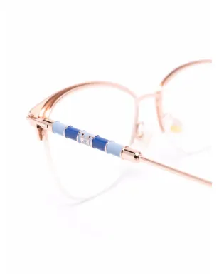 Carolina Herrera ロゴ刻印ツートーン眼鏡 - サムネイル3